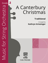 A Canterbury Christmas Orchestra sheet music cover